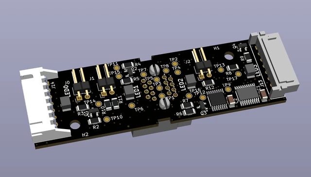 IR LED board render